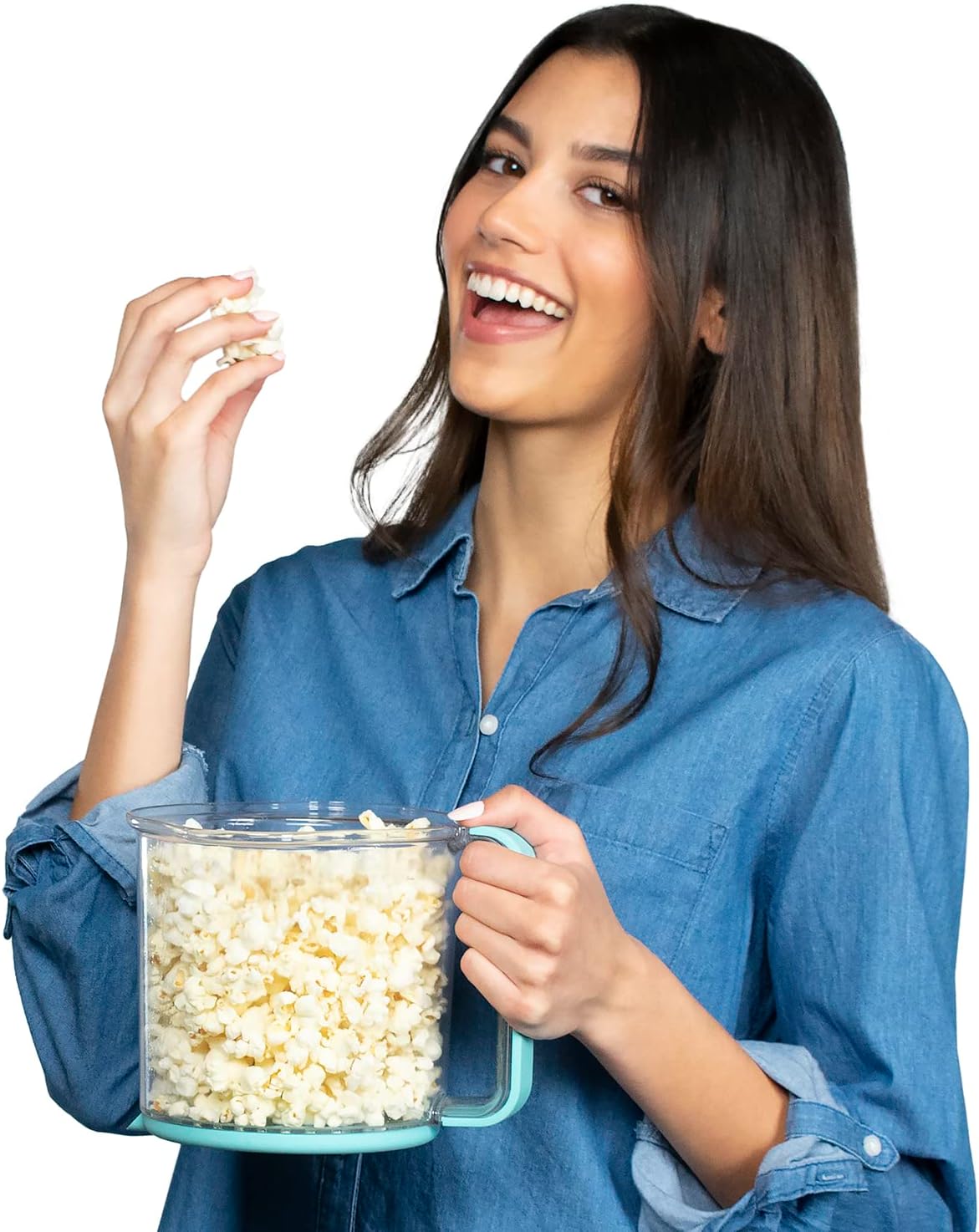 Presto PopLite My Munch Hot Air Popcorn Popper, Personal Sized, 8-Cup Capacity