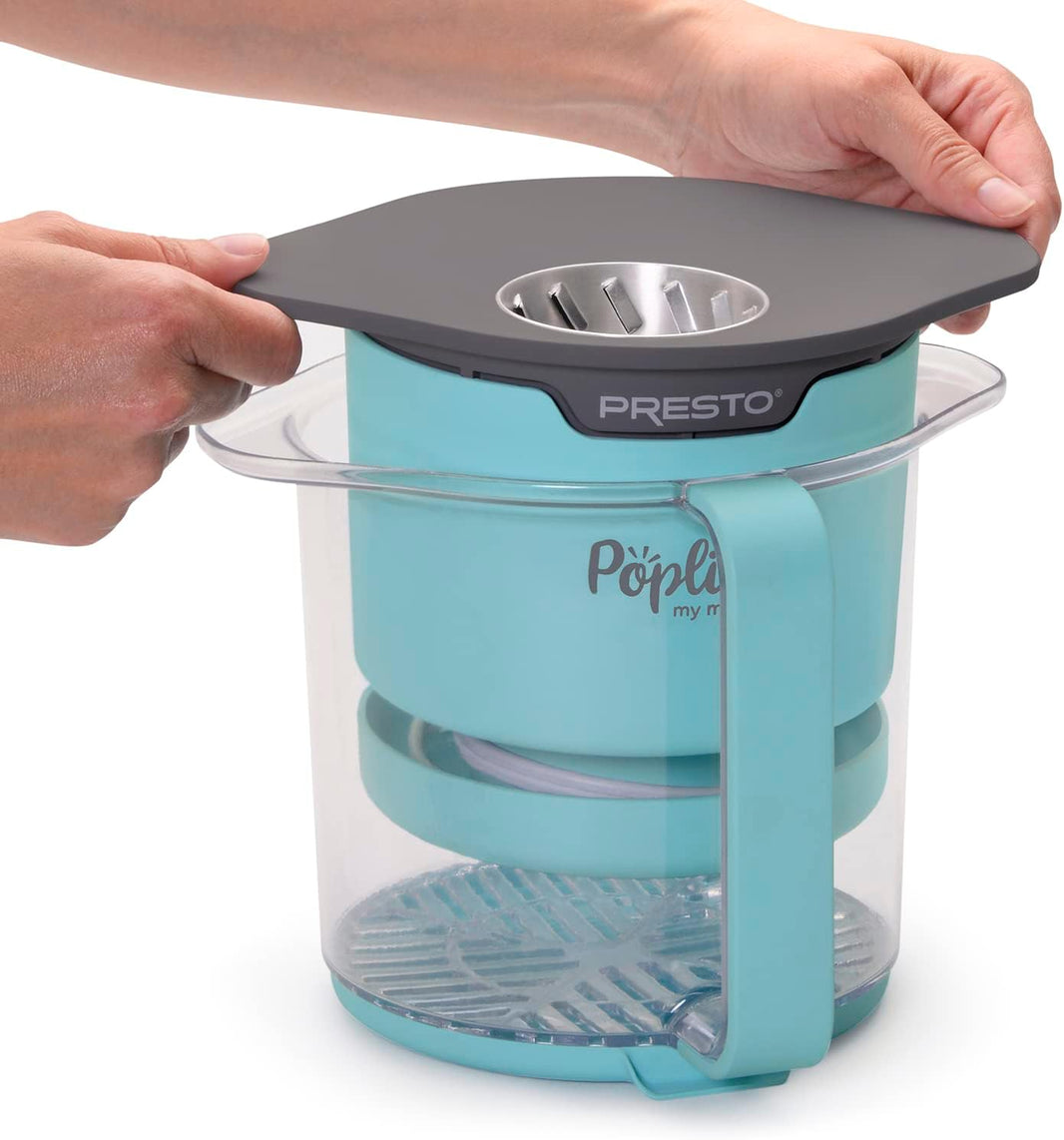 Presto PopLite My Munch Hot Air Popcorn Popper, Personal Sized, 8-Cup Capacity