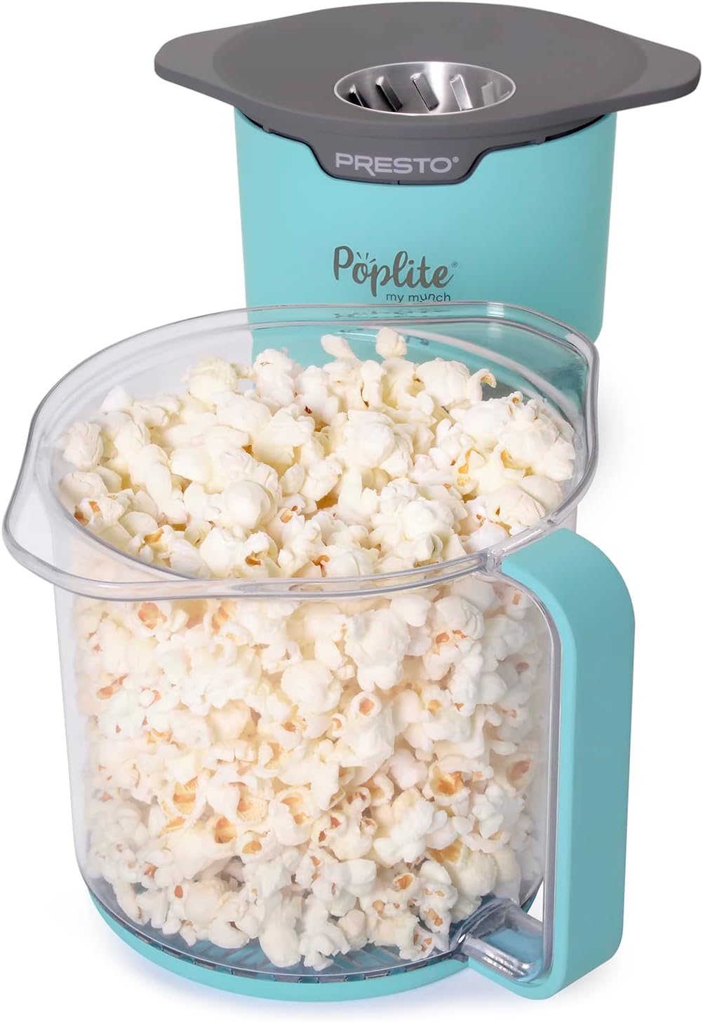 Presto PopLite My Munch Hot Air Popcorn Popper, Personal Sized, 8-Cup Capacity