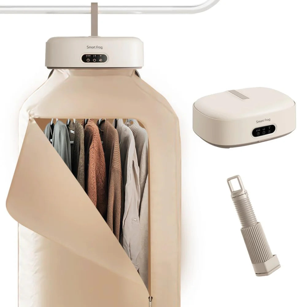 Compact Portable Heated Clothes Dryer for Home Travel | Electric Wall-Mounted Airer