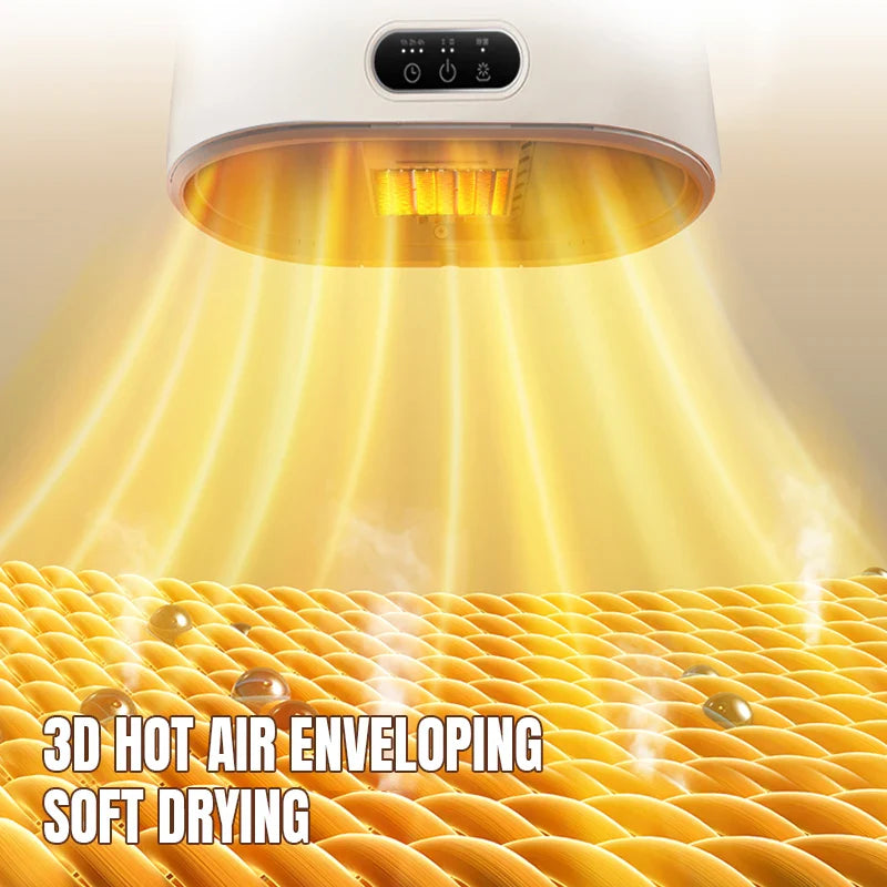 Compact Portable Heated Clothes Dryer for Home Travel | Electric Wall-Mounted Airer