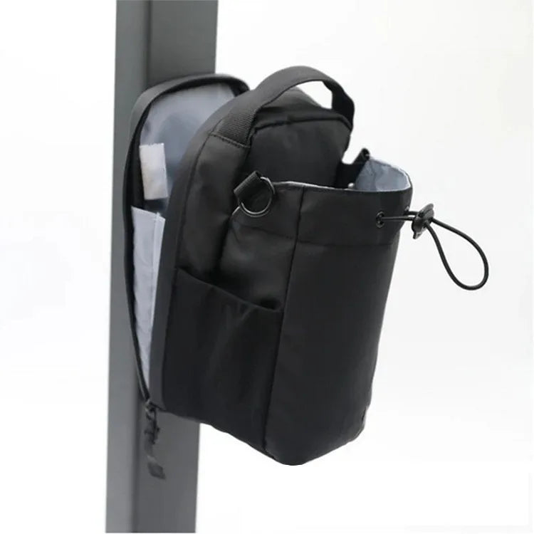 Magnetic Crossbody Gym Bag, Water Bottle Holder, Travel Sports Pouch