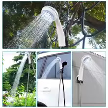 Douche de camping portable pour camping-car, pompe de douche électrique rechargeable par USB pour le camping, le lavage, le jardinage, le nettoyage des animaux de compagnie