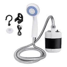 Douche de camping portable pour camping-car, pompe de douche électrique rechargeable par USB pour le camping, le lavage, le jardinage, le nettoyage des animaux de compagnie